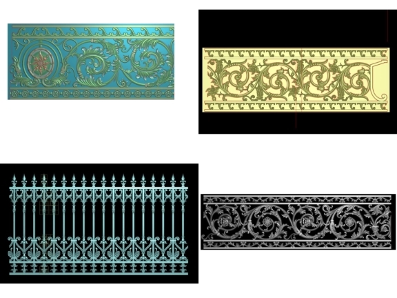 Tải ngay bộ 8 mẫu lan can nhôm đúc tuyệt đẹp file 3d giá rẻ