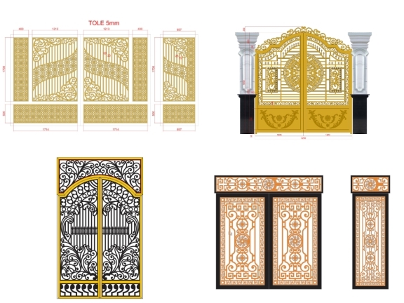 Bộ 10 mẫu Cổng 2 cánh giá ưu đãi giảm 20%