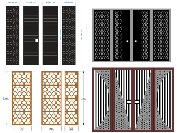 Bộ 10 mẫu Cổng 4 cánh giá rẻ nhất 2026 đẹp mắt