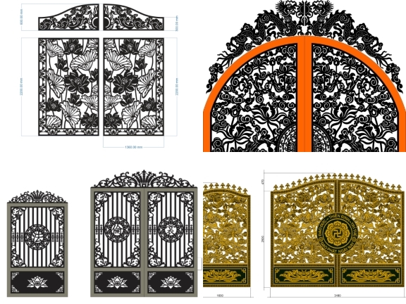 Bộ sưu tập 5 mẫu Cổng chùa mới nhất