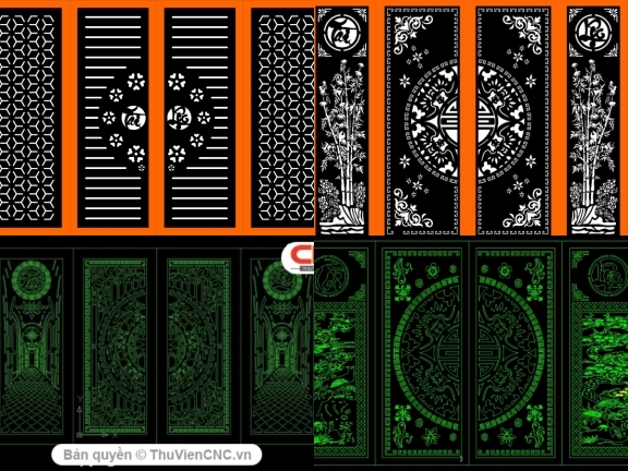 Bộ 10 mẫu Cổng tài lộc 4 cánh hot mới nhất