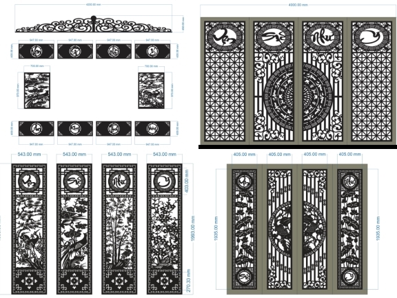 Tổng hợp trọn bộ 10 mẫu Cổng vạn sự như ý đẹp mắt nhất