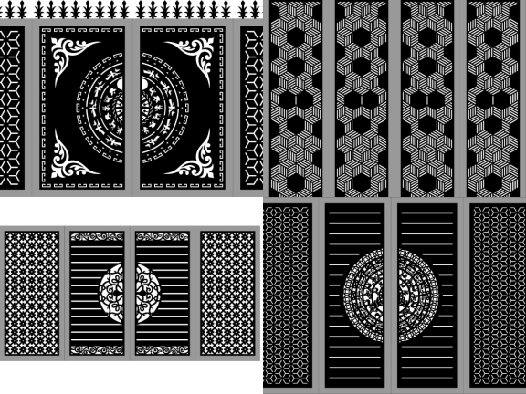 Bộ 10 mẫu thiết kế Cổng 4 cánh đơn giản hiện đại