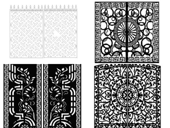 Tổng hợp 15 mẫu cổng 2 cánh đơn giản giá rẻ