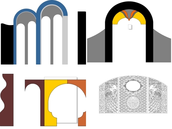 Bộ 15 mẫu Cổng cưới mới nhất file dxf