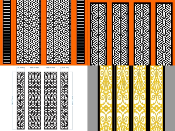 Bộ 10 mẫu cổng 4 cánh nhà phố giá rẻ nhất