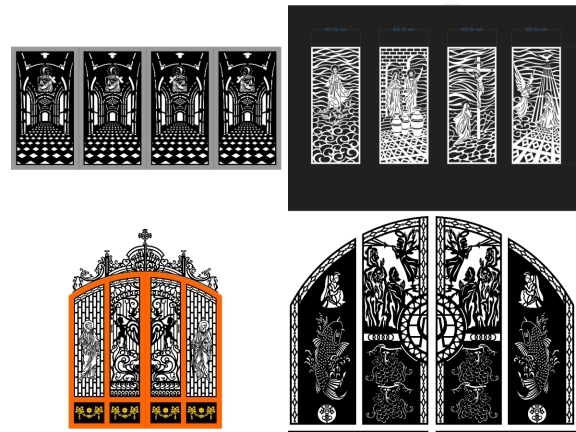 Bộ 5 mẫu Cổng công giáo đẹp mắt nhất hiện nay