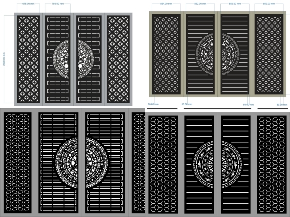 BST Cổng 4 Cánh Bông Tuyết Được Ưa Chuộng