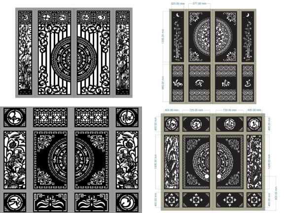 BST Cổng 4 Cánh Vạn Sự Như Ý