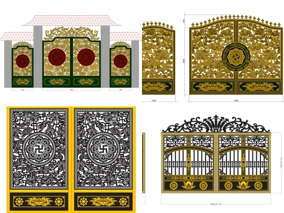 BSt Cổng Chùa Đẹp – Thiết Kế Chuẩn