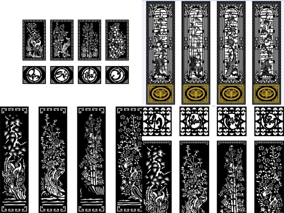 BST Thiết Kế Cổng Tứ Quý CNC Cao Cấp