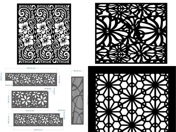 Catalogue Vách Ngăn Hoa CNC Gửi Khách