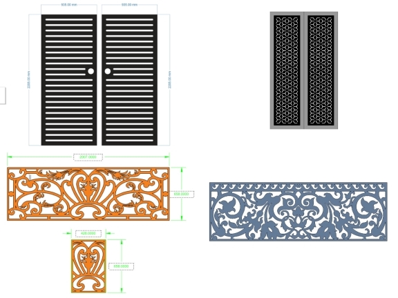 Combo 10 mẫu cổng 2 cánh và hàng rào 2026 mới đẹp mắt