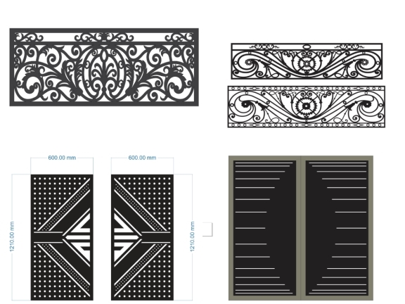 Tổng hợp 10 mẫu cổng 2 cánh và hàng rào 2026