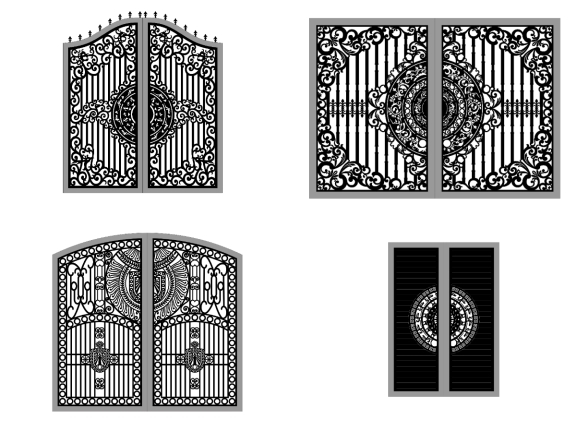 Combo 10 mẫu cổng 2 cánh và hàng rào mới 2026