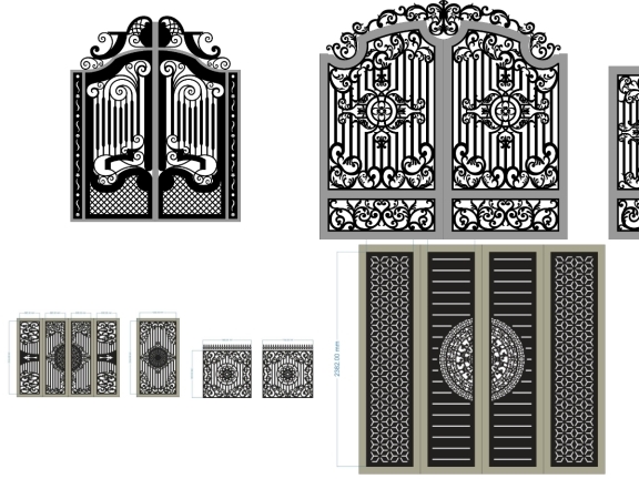 Bộ 100 mẫu cổng chính & cổng phụ “hot trend” giá rẻ chưa từng thấy