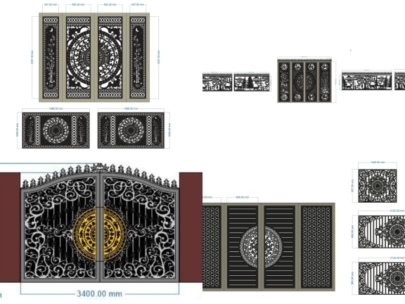 Bộ sưu tập 100 mẫu cổng và hàng rào hot nhất