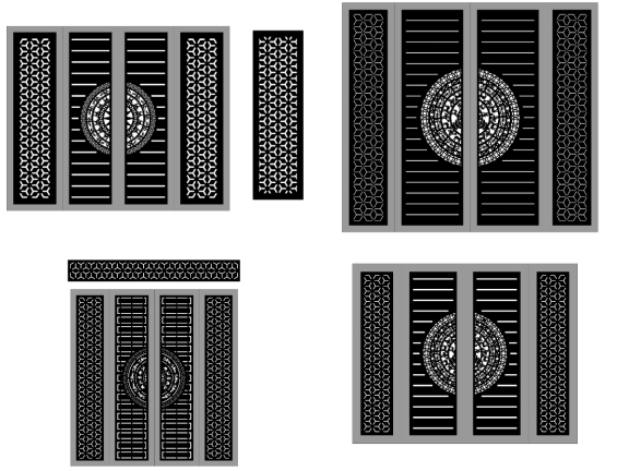 Cổng 4 Cánh Bông Tuyết CNC – Mẫu Đẹp Dẫn Đầu Xu Hướng Hiện Tại