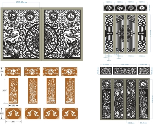 Top 10 Cổng 4 cánh vạn sự như ý