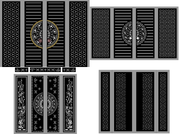 BST Cổng Hiện Đại Đường Nét Tinh Tế