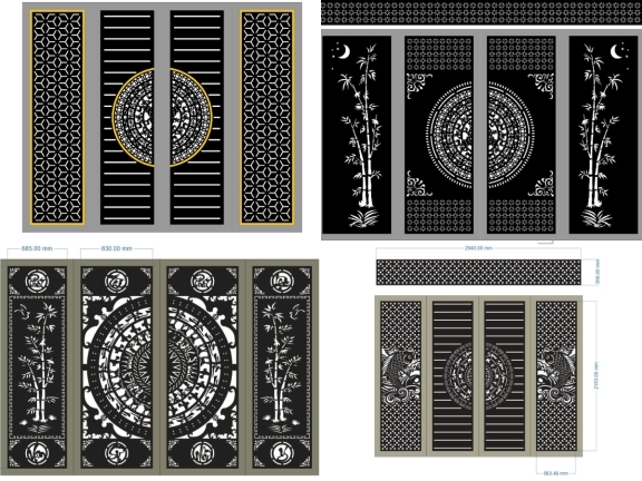 Cổng Hiện Đại Đường Nét Tối Giản