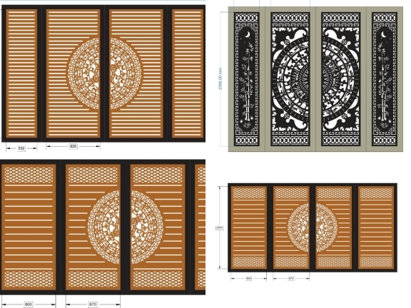 Cổng Hiện Đại Nghệ Thuật Cho Biệt Thự