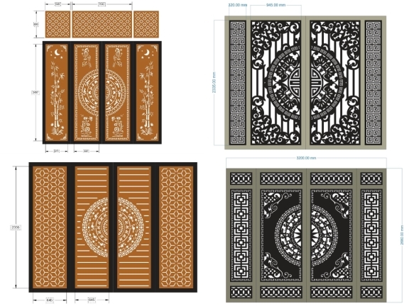 Cổng Hiện Đại Nghệ Thuật Tạo Điểm Nhấn Cho Mặt Tiền