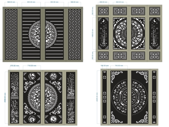 BST Cổng Hiện Đại Nghệ Thuật Tạo Điểm Nhấn Cho Mặt Tiền