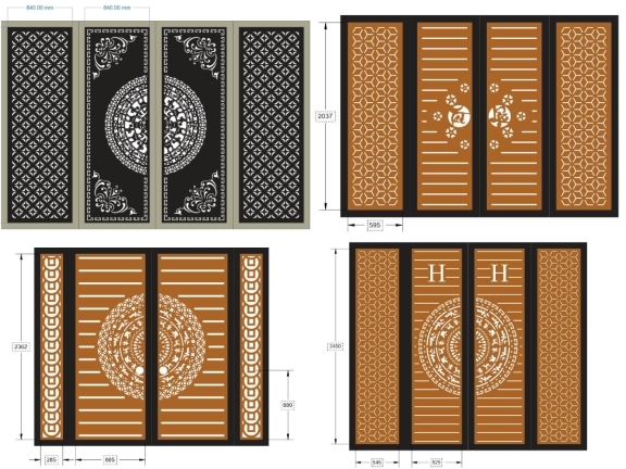 Cổng Hiện Đại Phong Cách Đẳng Cấp