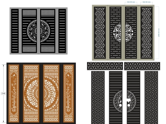 Cổng Hiện Đại Sang Trọng