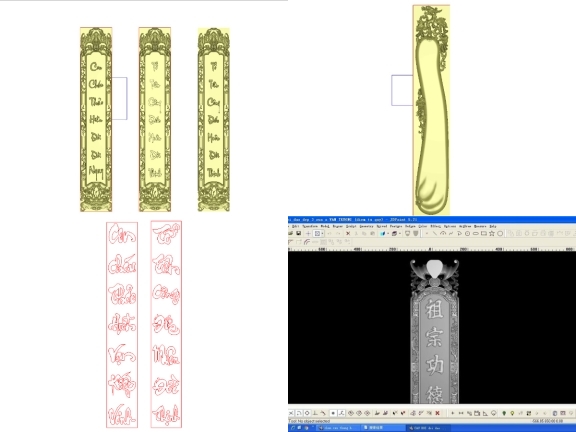 Công khai ngay 20 sản phẩm cuốn thư CNC free