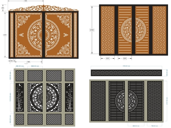 Cổng nghệ thuật cnc mới nhất