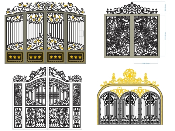 Cổng Nghệ Thuật Sang Trọng – Nâng Tầm Giá Trị Ngôi Nhà