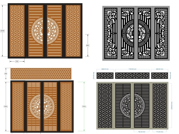 Cổng Nhà Phố Hiện Đại Tinh Tế