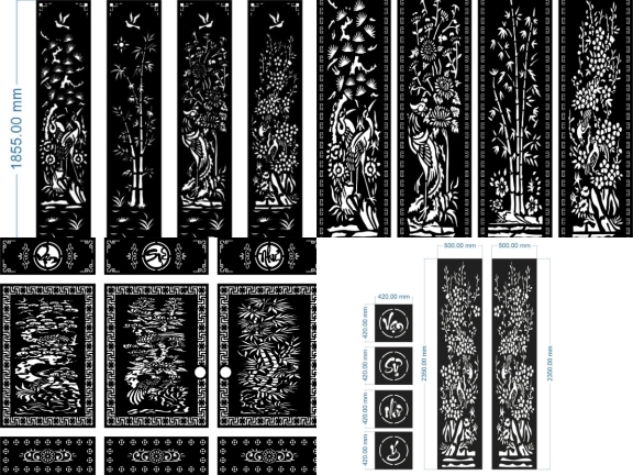 Cổng Sắt CNC Tứ Quý Được Yêu Thích Nhất