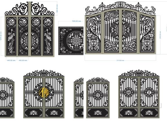 BST Cổng Sắt Mỹ Thuật – Điểm Nhấn Sang Trọng Cho Mặt Tiền