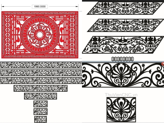 Download 10 mẫu thiết kế Lan Can, Hàng Rào file autocad