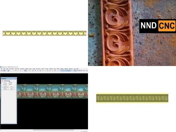 Download trọn bộ 5 mẫu Phào chỉ CNC được ưa chuộng nhất