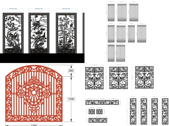 File cnc hàng rào nghệ thuật cao