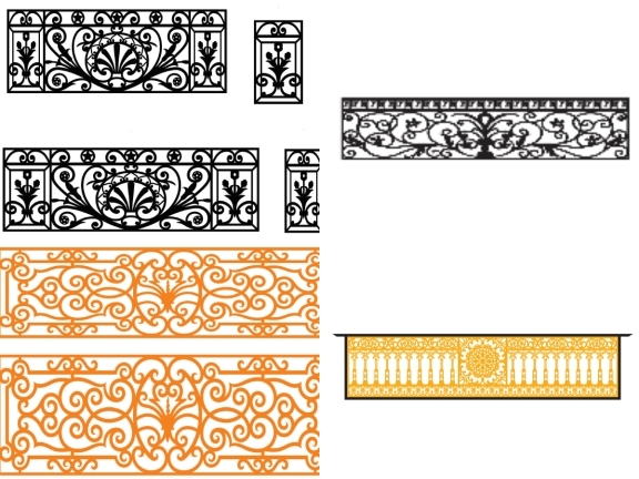 File lan can CNC họa tiết sang xịn
