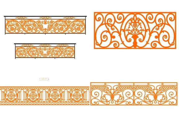 DXF File lan can CNC mới cập nhật