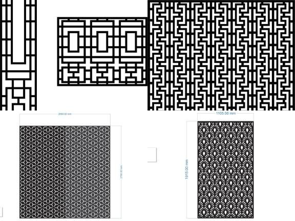 File vách ngăn CNC cắt đẹp chuẩn nét