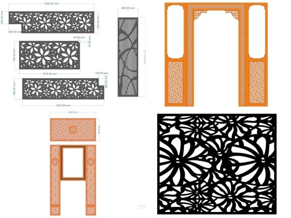 File vách ngăn cnc đẹp chuẩn cắt