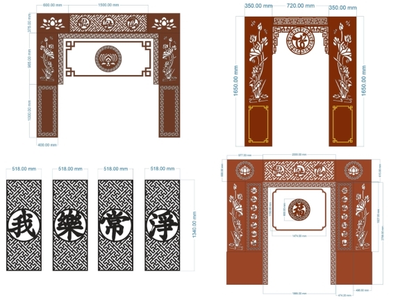 File vách ngăn CNC giá rẻ cho anh em