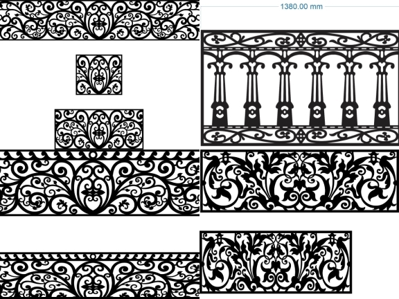 Gia công lan can cnc sắc nét