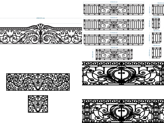 Gia công lan can CNC theo mẫu yêu cầu