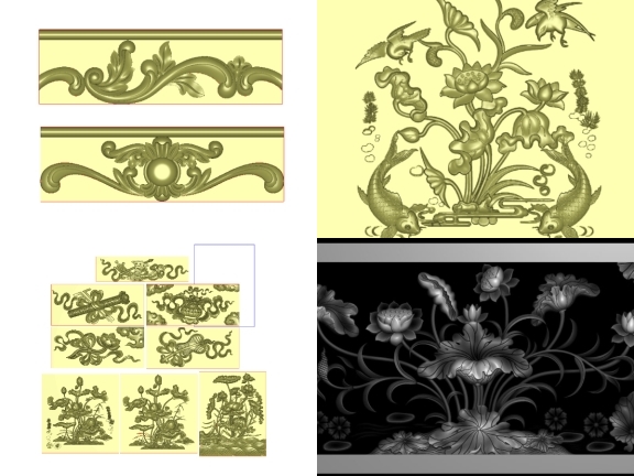 Giảm giá hôm nay tải ngay 10 file jdpaint hoa văn CNC