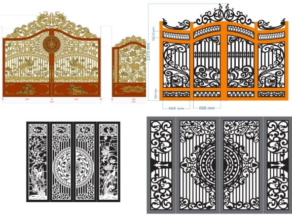 Giảm Giá Lớn! Ra Mắt 30 Mẫu Cổng CNC Mới Nhất 2026