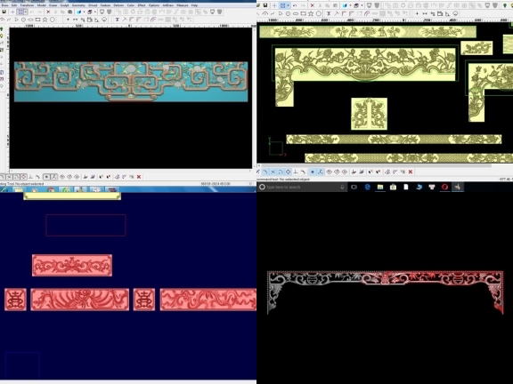 Gửi tới anh em 4 mẫu triện CNC thiết kế trên Jdpaint rất đầy đủ, chi tiết