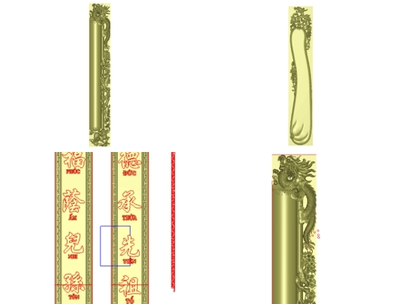 Hot ! 10 file câu đối CNC cực chất